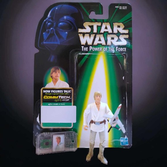 Star Wars - Luke Skywalker - 1999 Hasbro w/ Comm Tech - Loose - Picture 1 of 4